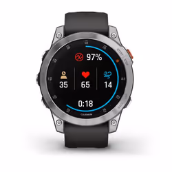 Garmin epix 47mm Tactile Argent Wifi GPS - Vue supplémentaire 4