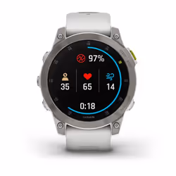 Garmin epix Gen 2 45mm Tactile Blanc Wifi GPS (satellite)