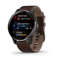 Garmin Venu 2 AMOLED Numérique 416 x 416 pixels Écran tactile Noir, Gris Wifi GPS (satellite)