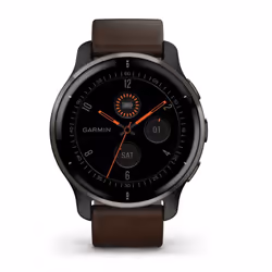 Garmin Venu 2 AMOLED Numérique 416 x 416 pixels Écran tactile Noir, Gris Wifi GPS (satellite)