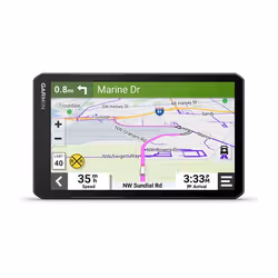 Garmin DEZL LGV710 navigateur Fixé Écran tactile 242 g Noir