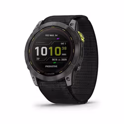Garmin Smartwatch Enduro 2 Sapphire Solar Carbon Dlc Avec Nylon Ult  Gris