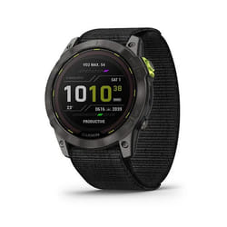 Garmin Smartwatch Enduro 2 Sapphire Solar Carbon Dlc Avec Nylon Ult  Gris