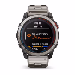 Garmin quatix 7X Solar 3,56 cm (1.4") MIP 51 mm Numérique 280 x 280 pixels Écran tactile Gris Wifi GPS (satellite)