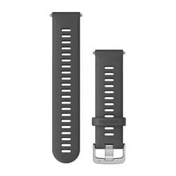 Bracelet de montre à dégagement rapide Garmin 2 - gris - 22 mm pour la course à pied