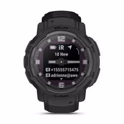 Garmin Instinct Crossover - Tactical Edition MIP 45 mm Hybride 176 x 176 pixels Noir GPS (satellite)