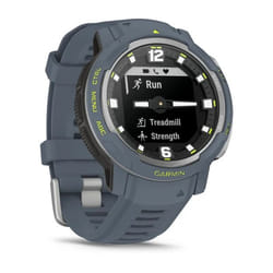 Garmin Instinct Crossover - Standard Edition 45mm Hybride Bleu GPS (satellite)