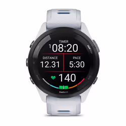 Garmin Forerunner 265 46mm Tactile Noir, Blanc Wifi GPS (satellite)