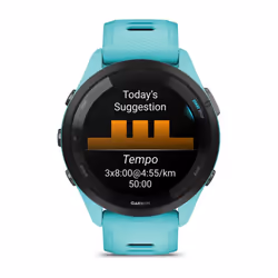 Garmin Forerunner 265 Montre Sport AMOLED 46 mm GPS Noir Bleu - Vue supplémentaire 4