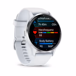 Garmin Venu 3 Tactile Argent, Blanc Wifi GPS (satellite)