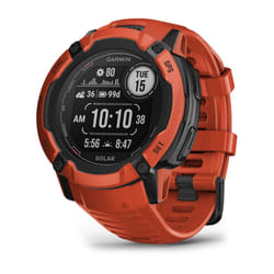 Garmin Instinct 2X Solar 50 mm Tactile Rouge GPS (satellite)