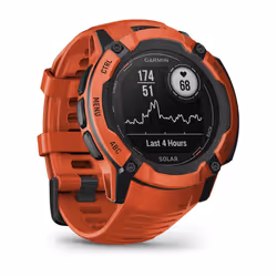 Garmin Instinct 2X Solar 50 mm Tactile Rouge GPS (satellite)