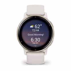 Garmin Vivoactive 5 Montre Connectée AMOLED 1.2 Pouces GPS Blanc - Vue supplémentaire 4