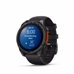Garmin Fenix 8 Montre Sport AMOLED 47 mm 32 Go Noir GPS Multi-Constellation - Vue supplémentaire 7