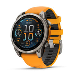 Garmin fenix 8 3,56 cm (1.4") AMOLED 47 mm Numérique 454 x 454 pixels Écran tactile Graphite Wifi GPS (satellite)