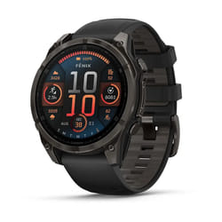 Garmin fenix 8 3,56 cm (1.4") AMOLED 47 mm Numérique 454 x 454 pixels Écran tactile Noir Wifi GPS (satellite)