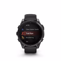 Garmin fenix 8 3,56 cm (1.4") AMOLED 47 mm Numérique 454 x 454 pixels Écran tactile Noir Wifi GPS (satellite)