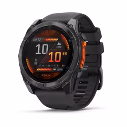 Garmin Fenix 8, 3,56 cm (1.4"), AMOLED, Écran tactile, 32 Go, Wifi, GPS (satellite)