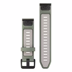 Garmin Quickfit Bande Vert, Gris Silicone - Vue supplémentaire 2