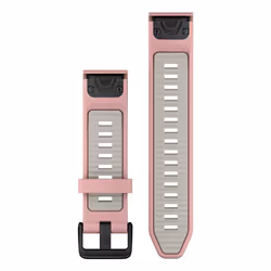 Garmin Quickfit Bande Gris, Rose Silicone - Vue supplémentaire 2