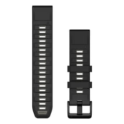 Garmin QuickFit Bande Noir, Gris Silicone