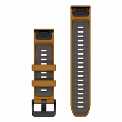 Garmin QuickFit Bande Marron, Gris Silicone - Vue supplémentaire 2