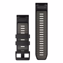 Garmin QuickFit Bande Noir, Gris Silicone - Vue supplémentaire 2