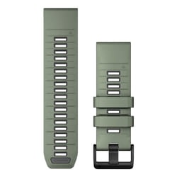 Garmin QuickFit Bande Graphite, Vert Silicone