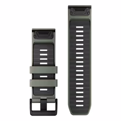Garmin QuickFit Bande Graphite, Vert Silicone - Vue supplémentaire 2
