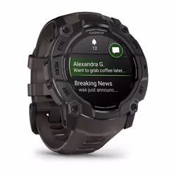 Garmin Instinct 3 AMOLED 3,3 cm (1.3") 50 mm Numérique 416 x 416 pixels Écran tactile Noir GPS (satellite)