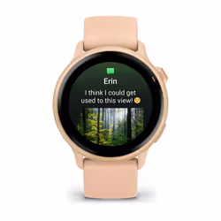 Garmin vívoactive 6 3,05 cm (1.2") AMOLED 42 mm Numérique 390 x 390 pixels Écran tactile Rose Wifi GPS (satellite)
