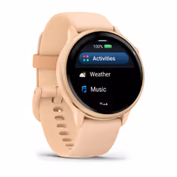 Garmin vívoactive 6 3,05 cm (1.2") AMOLED 42 mm Numérique 390 x 390 pixels Écran tactile Rose Wifi GPS (satellite)