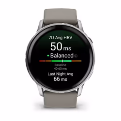 Garmin Venu 010-03014-01 AMOLED 45 mm Argent Wifi GPS - Vue supplémentaire 2