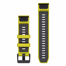 Garmin QuickFit Bande Graphite, Jaune Silicone - Vue supplémentaire 2
