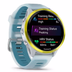 Garmin Forerunner 570 AMOLED 47 mm Blanc, Jaune Wifi GPS - Vue supplémentaire 3