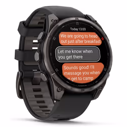 Garmin fēnix 8 Pro AMOLED 47 mm Gris Wifi GPS - Vue supplémentaire 3