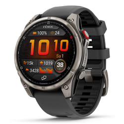 Garmin fēnix 8 Pro 3,56 cm (1.4") AMOLED 47 mm Numérique 454 x 454 pixels Écran tactile Graphite, Titane Wifi GPS (satellite)