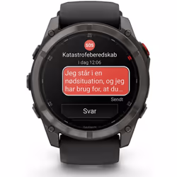 Garmin fēnix 8 Pro AMOLED 51 mm Noir, Gris, Titane Wifi GPS - Vue supplémentaire 2