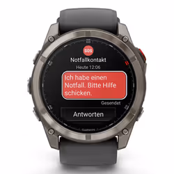 Garmin fēnix 8 Pro 3,56 cm (1.4") AMOLED 51 mm Numérique 454 x 454 pixels Écran tactile Graphite, Titane Wifi GPS (satellite)