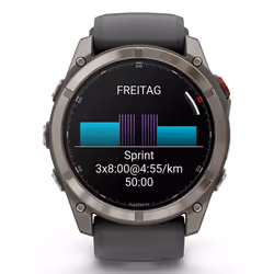Garmin fēnix 8 Pro AMOLED 51 mm Graphite, Titane Wifi GPS - Vue supplémentaire 8