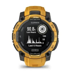 Garmin Instinct 3 3,05 cm (1.2") 45 mm Numérique 176 x 176 pixels Écran tactile Jaune, Gris Wifi GPS (satellite)