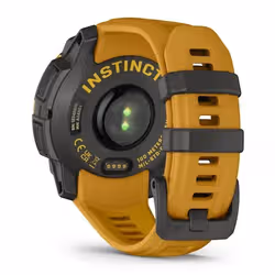 Garmin Instinct 3 3,05 cm (1.2") 45 mm Numérique 176 x 176 pixels Écran tactile Jaune, Gris Wifi GPS (satellite) - Vue supplémentaire 5