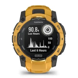 Garmin Instinct 3 3,05 cm (1.2") 50 mm Numérique 176 x 176 pixels Écran tactile Jaune, Gris Wifi GPS (satellite)