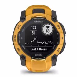 Garmin Instinct 3 3,05 cm (1.2") 50 mm Numérique 176 x 176 pixels Écran tactile Jaune, Gris Wifi GPS (satellite) - Vue supplémentaire 7