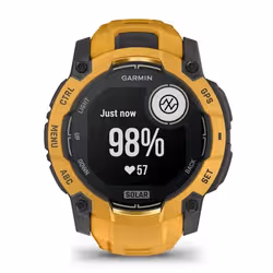 Garmin Instinct 3 3,05 cm (1.2") 50 mm Numérique 176 x 176 pixels Écran tactile Jaune, Gris Wifi GPS (satellite) - Vue supplémentaire 8