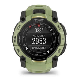 Garmin Instinct 3 AMOLED 3,3 cm (1.3") 50 mm Numérique 416 x 416 pixels Écran tactile Vert, Gris GPS (satellite)