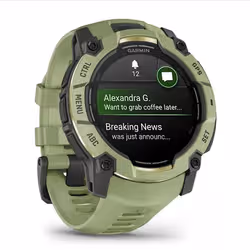 Garmin Instinct 3 AMOLED 50 mm Vert, Gris GPS - Vue supplémentaire 2