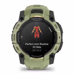 Garmin Instinct 3 AMOLED 50 mm Vert, Gris GPS - Vue supplémentaire 7
