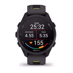 Garmin Forerunner 170 3,05 cm (1.2") AMOLED 30 mm Numérique 390 x 390 pixels Écran tactile Noir GPS (satellite) - Vue supplémentaire 2