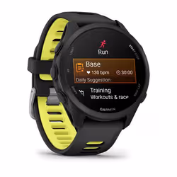 Garmin Forerunner 170 3,05 cm (1.2") AMOLED 30 mm Numérique 390 x 390 pixels Écran tactile Noir GPS (satellite) - Vue supplémentaire 3